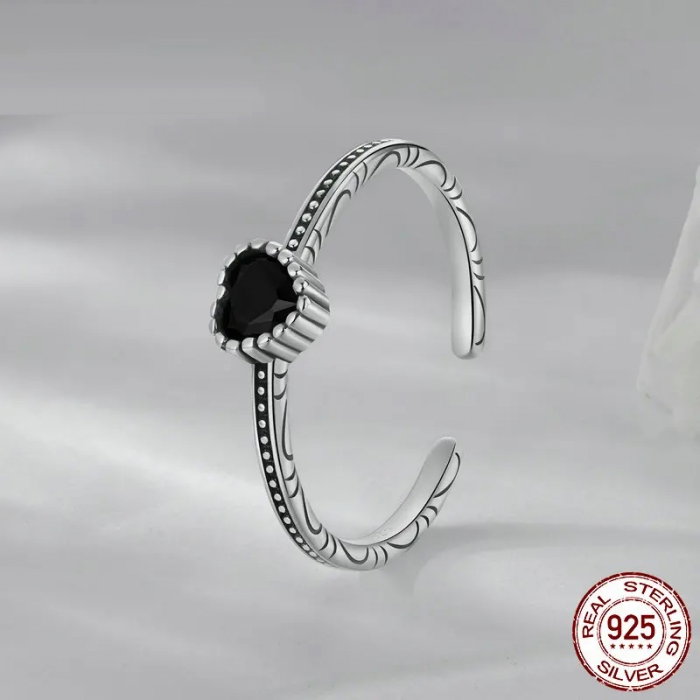 Inel argint cu inima [4]