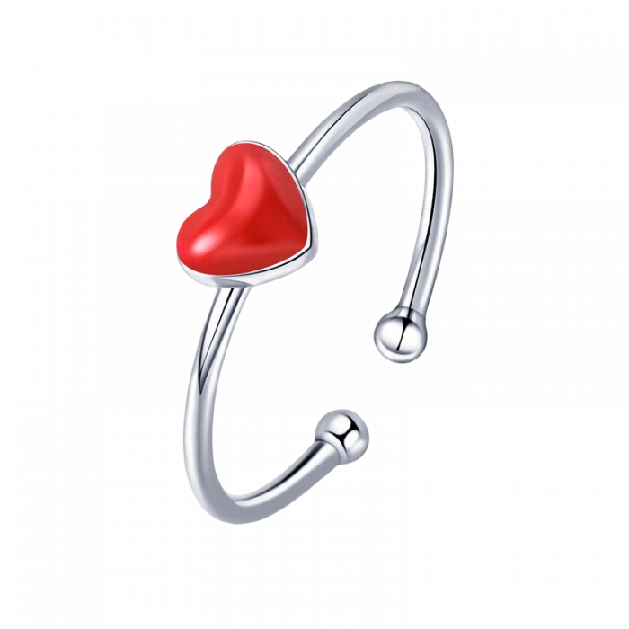 Inel argint cu inimioara [1]