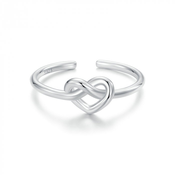 Inel argint cu inimioara inodata [14]