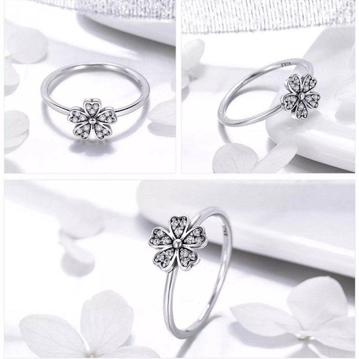 Inel argint cu Margareta si zirconii [2]