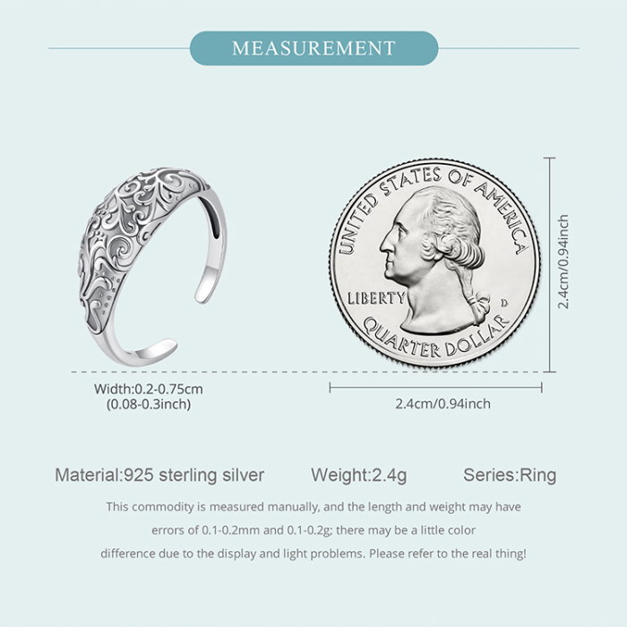 Inel argint cu model floral [14]