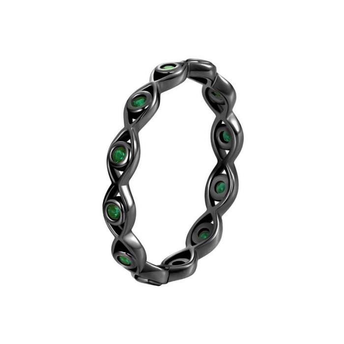 Inel argint cu ochi de deochi [10]