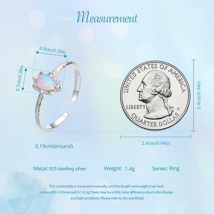 Inel argint cu opal sintetic [16]