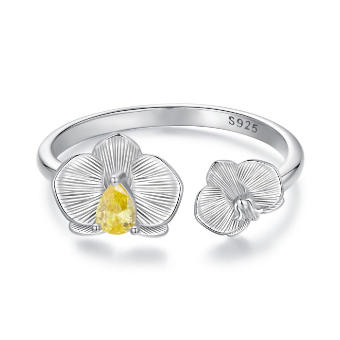 Inel argint cu Orhidee [1]