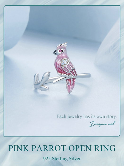 Inel argint cu papagal [13]