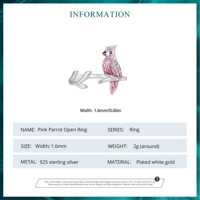 Inel argint cu papagal [10]