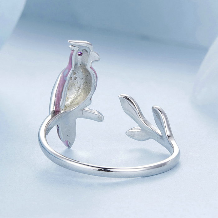 Inel argint cu papagal [5]