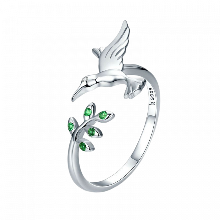 Inel argint cu pasare Colibri [1]