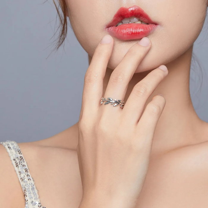 Inel argint cu ramurica [2]