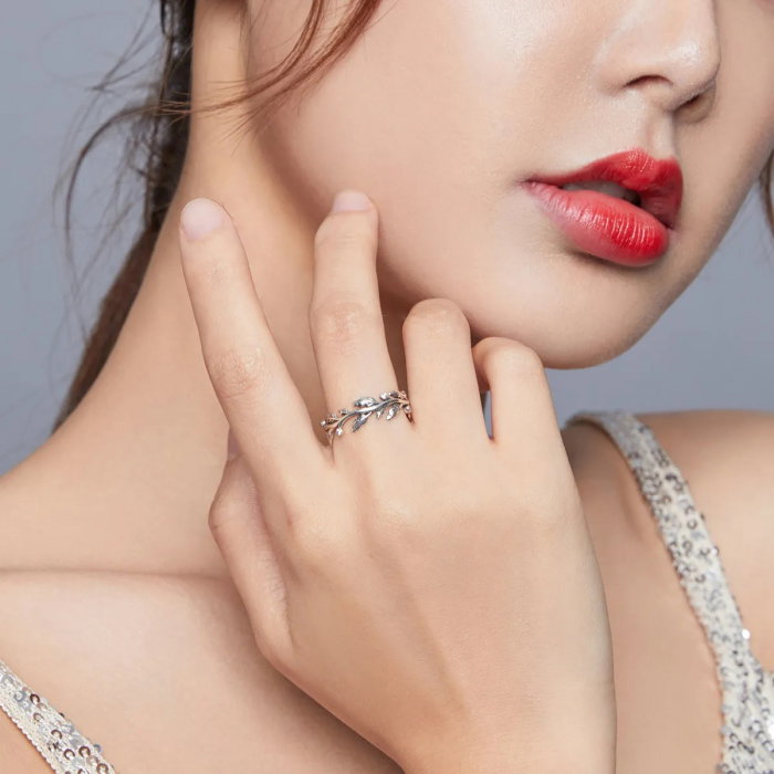 Inel argint cu ramurica [3]