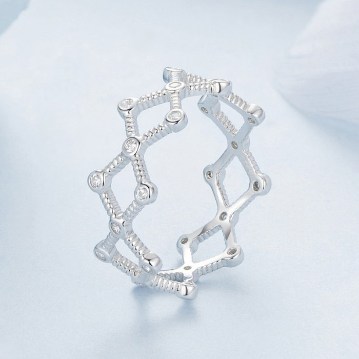 Inel argint cu romburi [9]