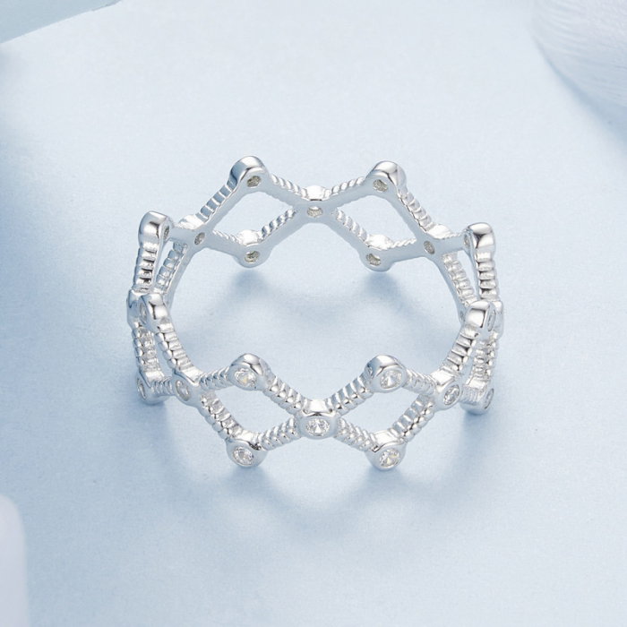 Inel argint cu romburi [5]