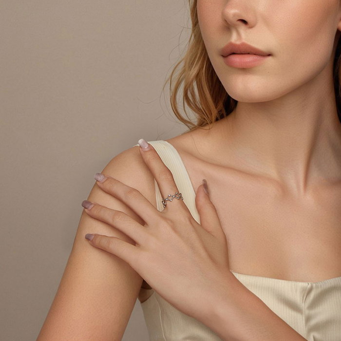 Inel argint cu romburi [4]