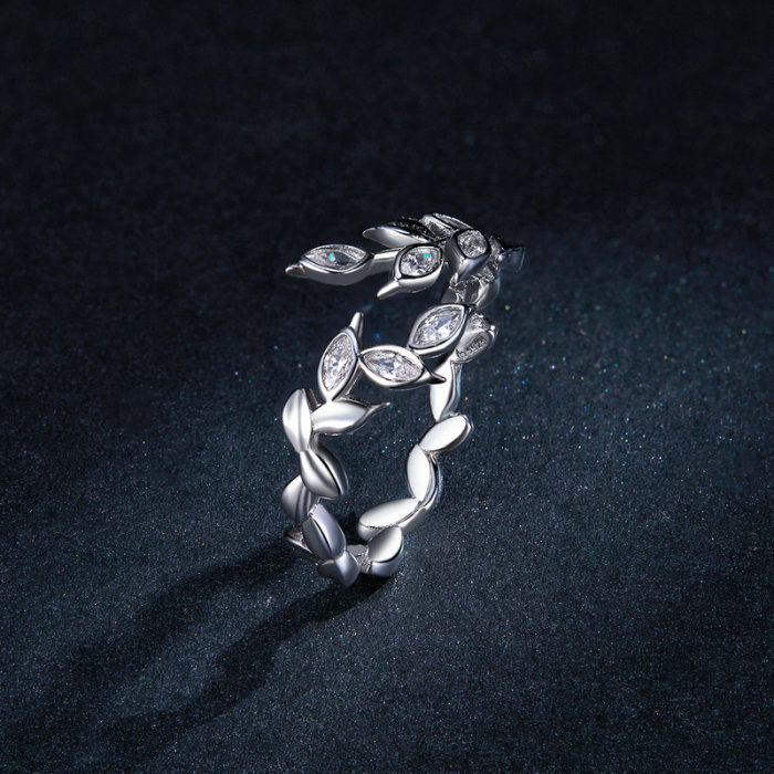 Inel argint cu spice, reglabil [8]