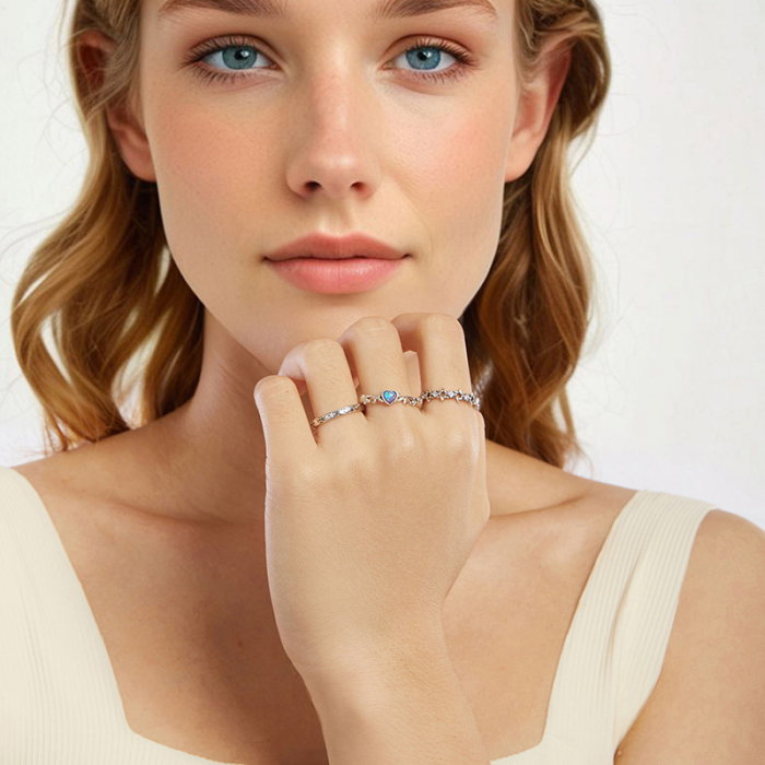 Inel argint cu Steaua lui David si zirconii [18]