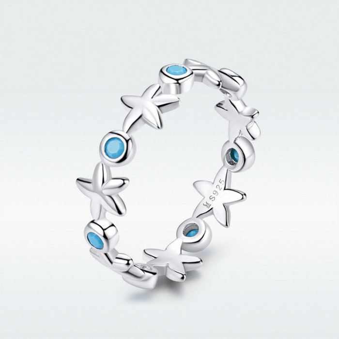 Inel argint cu stelute de mare [6]