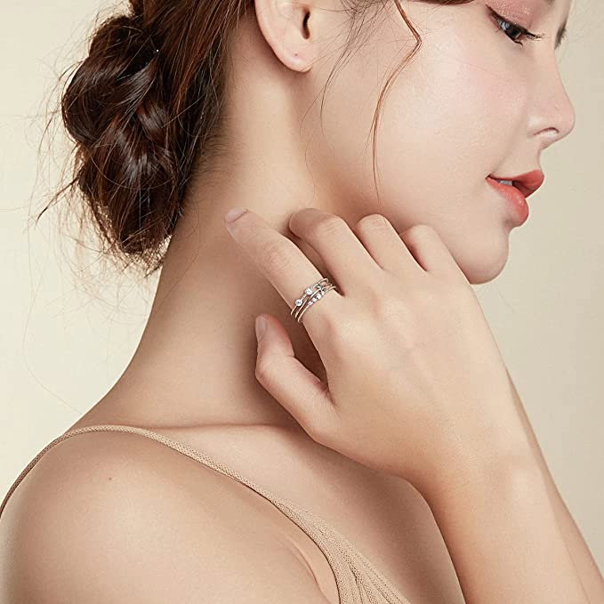 Inel argint cu stelute si zirconii [6]