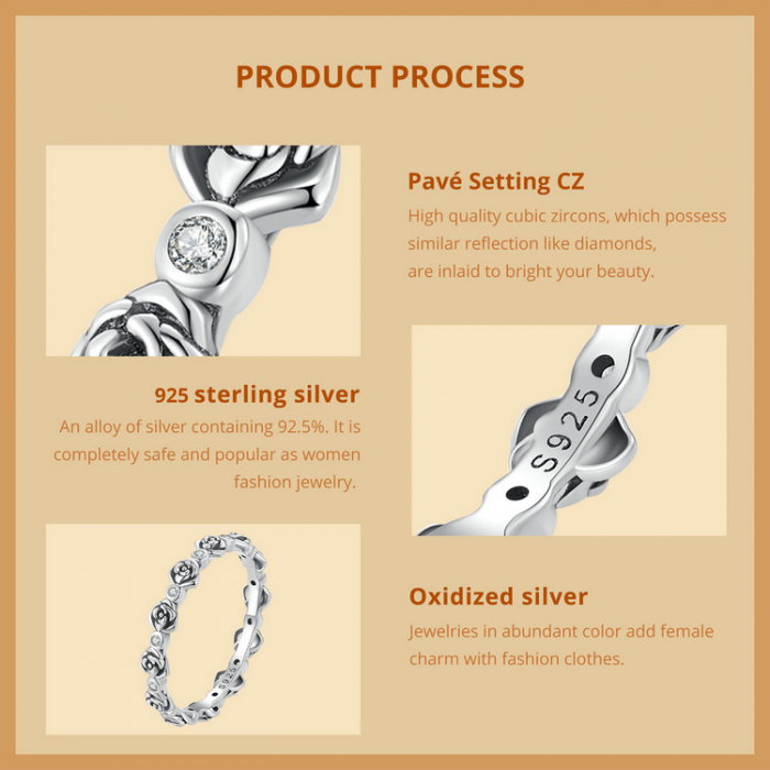 Inel argint cu trandafiri [9]