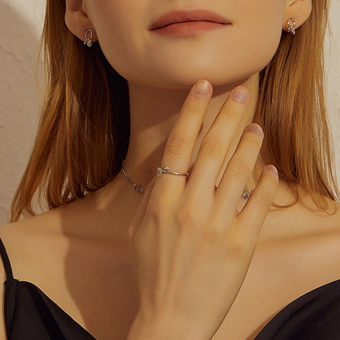 Inel argint cu trei inimioare [4]