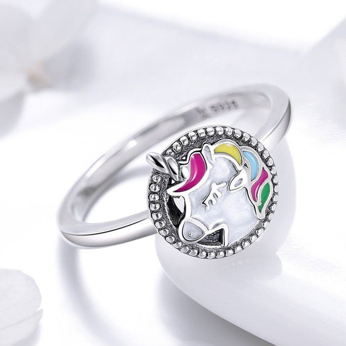 Inel argint cu Unicorn [2]