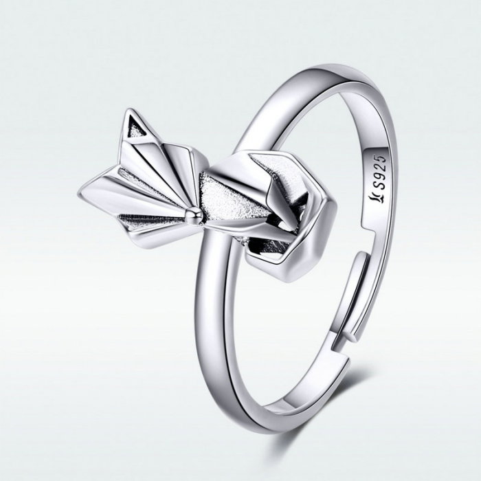 Inel argint reglabil cu vulpe [2]