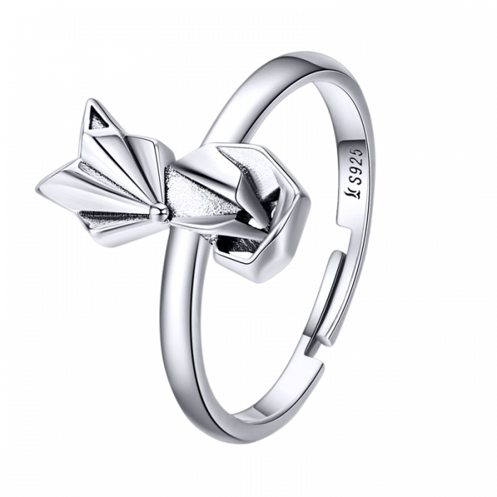 Inel argint reglabil cu vulpe [1]