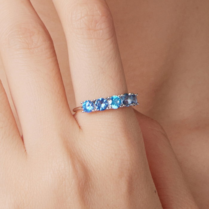 Inel argint cu Zirconia [8]