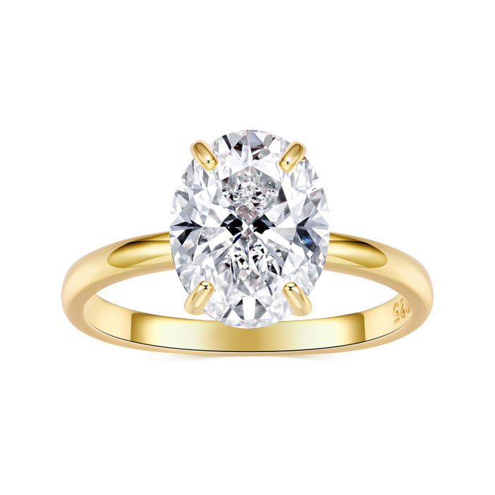 Inel argint cu Zirconia oval [1]