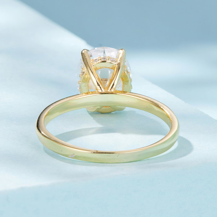 Inel argint cu Zirconia oval [6]