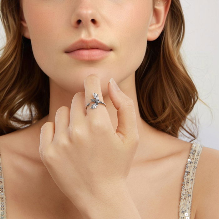 Inel argint dragon zburator [2]