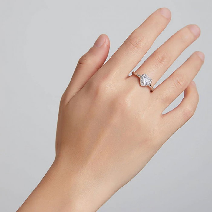 Inel argint dragoste stralucitoare [3]