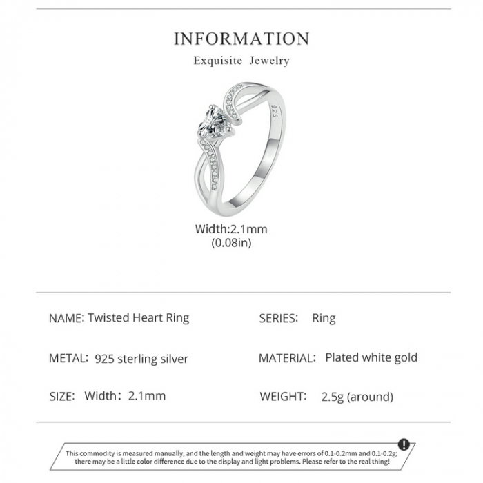 Inel argint elegant cu inimioara [14]