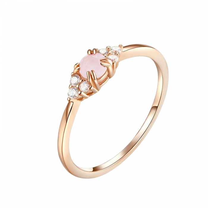 Inel argint elegant cu zirconii [1]