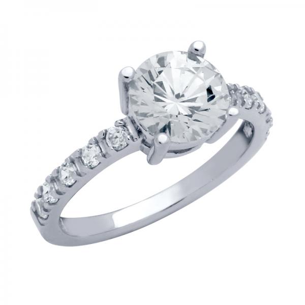 Inel argint 925 elegant cu zirconii [1]