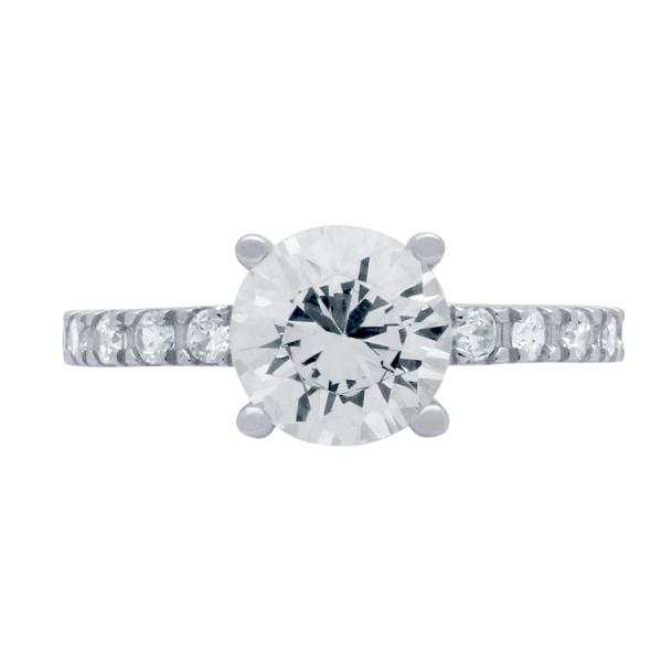 Inel argint 925 elegant cu zirconii [2]