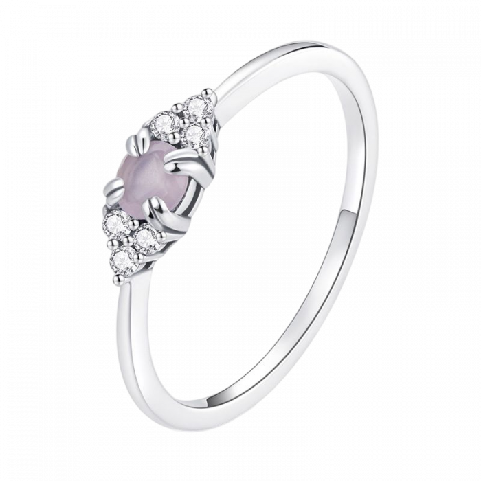 Inel argint elegant cu zirconii [10]