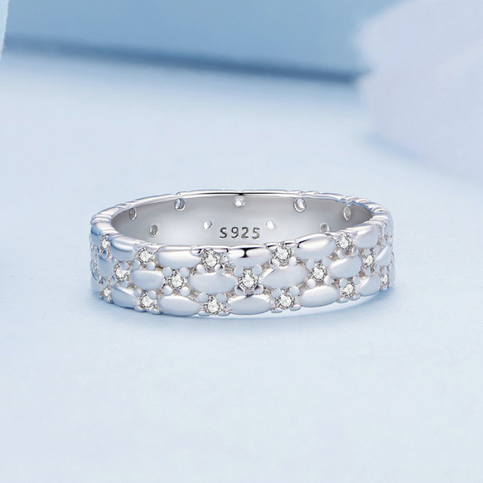 Inel argint elegant cu zirconii [4]