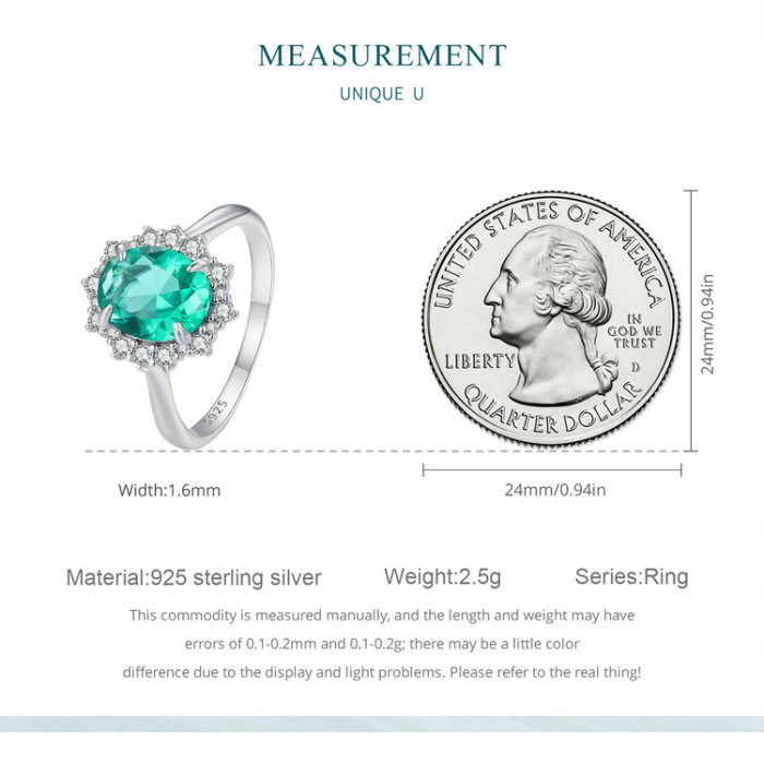 Inel argint elegant cu zirconiu turcoaz [14]