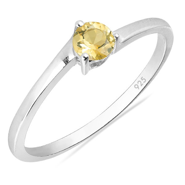 Inel argint Elinor, 925, cu citrin - IVA0022 [1]