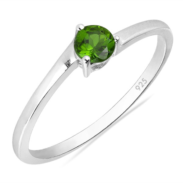 Inel argint Elinor, 925, cu cromdiopsid - IVA0029 [1]