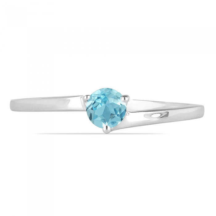 Inel argint Elinor, 925, cu topaz albastru elvetian - IVA0027 [2]