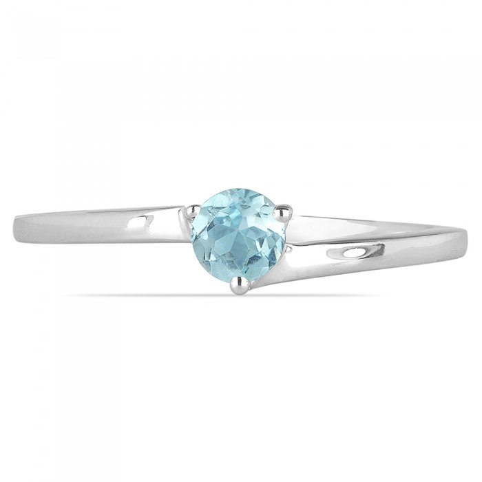 Inel argint Elinor, 925, cu topaz albastru - IVA0025 [1]