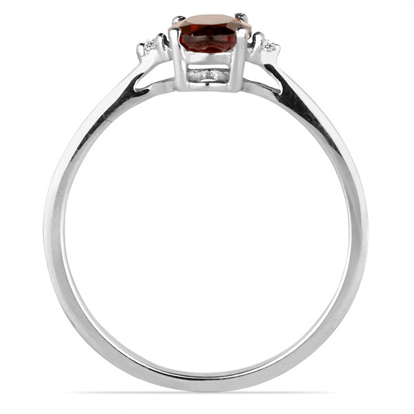 Inel argint Elisabeta, 925, cu rodolit si zirconiu alb - IVA0043 [3]