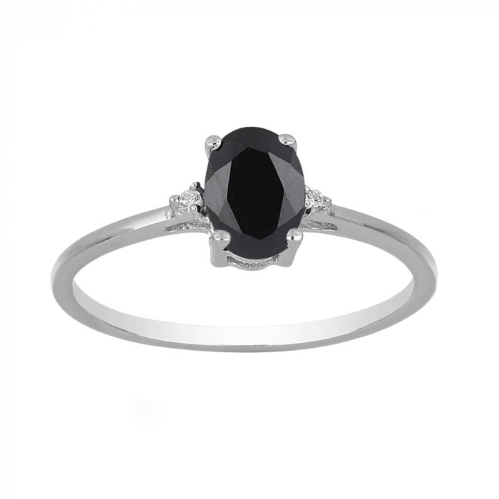 Inel argint Elisabeta cu onix si zirconiu alb - IVA0122 [2]