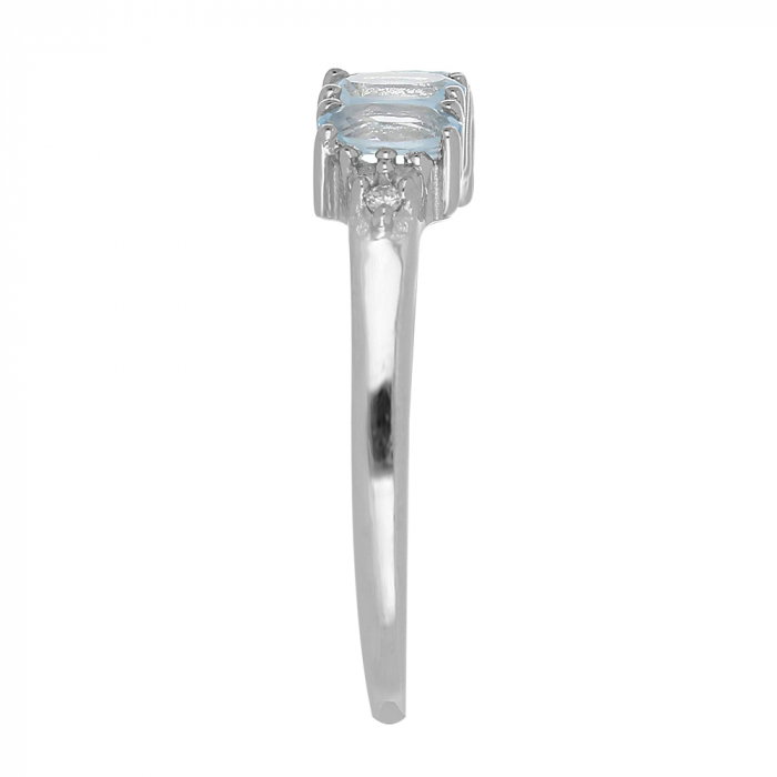 Inel argint eternity cu 5 pietre de topaz - IVA0100 [5]