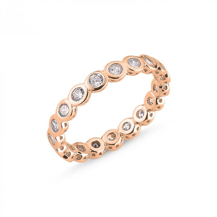 Inel argint Eternity cu zirconii [1]