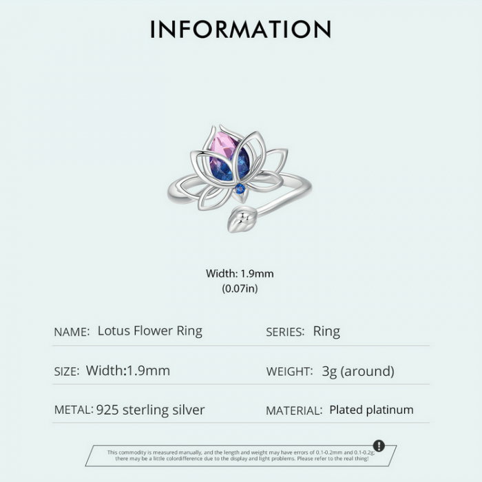 Inel argint floare de lotus [8]