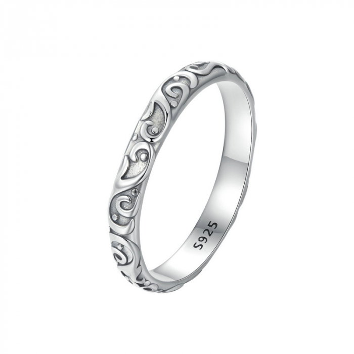 Inel argint floral [1]