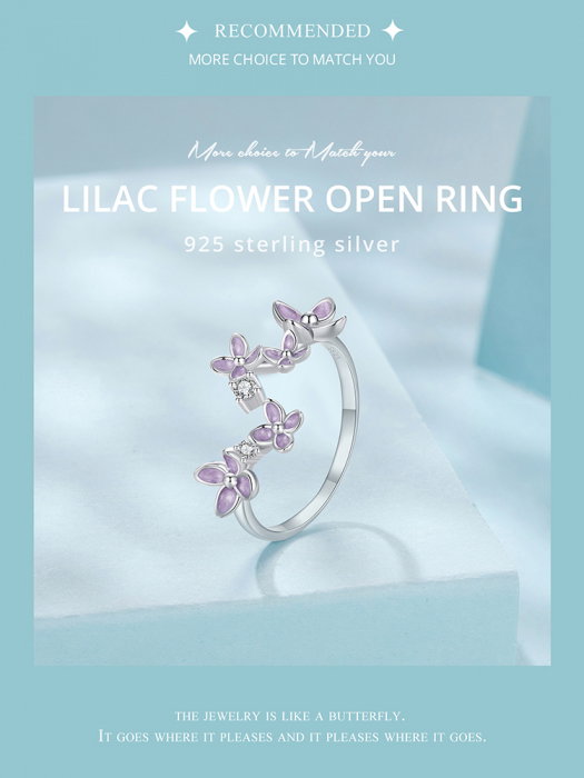 Inel argint Flori de Liliac [22]