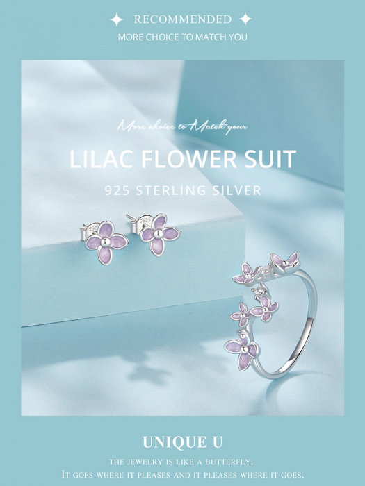 Inel argint Flori de Liliac [15]